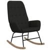 vidaXL Scaun balansoar, negru, material textil