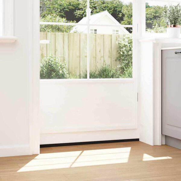 vidaXL Dopuri pentru uși autoadezive 6 pcs Alb 100 cm