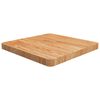 vidaXL Blat masă pătrat maro deschis 50x50x4 cm lemn stejar tratat