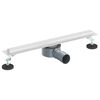 vidaXL Scurgere de duș la 360&deg; cu model subțire Argintiu 50 cm