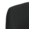 vidaXL Scaun de bar, negru, material textil