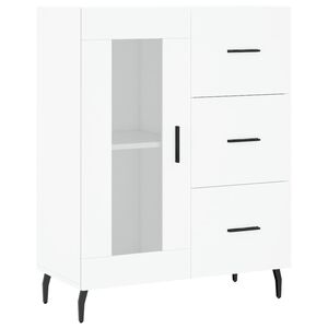 vidaXL Servantă, alb, 69,5x34x90 cm, lemn compozit