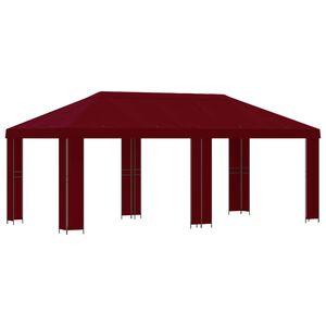 vidaXL Foișor pentru Grădină 6 x 3 m Burgundy Poliester și oțel