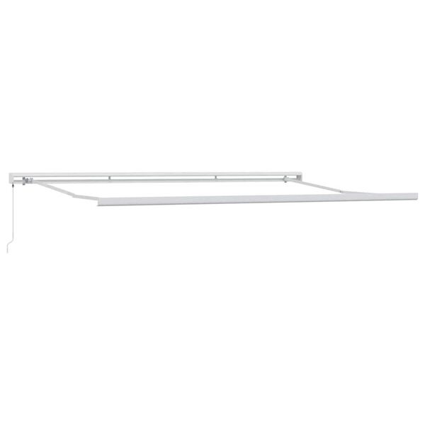 vidaXL Cortina Retractabilă Roșu și Negru 500 &times; 300 cm Stofă și Metal