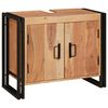 vidaXL Dulap de chiuvetă Maro 71 x 33 x 58 cm Lemn Solid de Acacia
