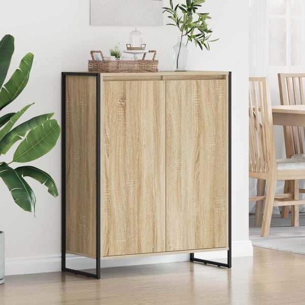 vidaXL Dulap pentru pantofi Sonoma 79 x 36 x 100 cm Lemn compozit