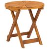 vidaXL Masă de bistro natural &Oslash;45 x 45 cm Lemn Solid de Acacia