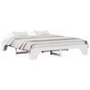 vidaXL Cadru de pat Alb 200 x 200 cm Lemn de pin masiv
