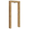 vidaXL Duș exterior 226 cm Lemn masiv de acacia și oțel inoxidabil Alb