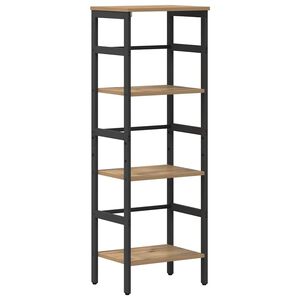 vidaXL Raft pentru cărți 3 niveluri 40 x 29,5 x 115 cm Lemn prelucrat