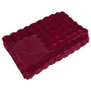 vidaXL Pătură antiderapantă din sintetică de iepure Olite 220 x 240 cm