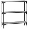vidaXL Măsuță consolă, gri sonoma, 75x22,5x75 cm, lemn prelucrat