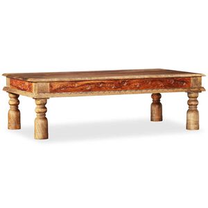 vidaXL Măsuță de cafea, lemn masiv de mango acacia, 110x60x38 cm