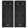 vidaXL Boxe Hifi pasive de scenă profesionale, 2 buc., negru, 1000 W