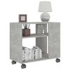 vidaXL Masă laterală, gri beton, 70x35x55 cm, lemn compozit