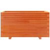 vidaXL Jardinieră grădină, maro ceruit, 90x40x49,5 cm, lemn masiv pin