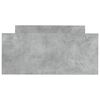 vidaXL Cadru de pat, gri beton, 90x200 cm, lemn prelucrat