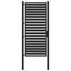 vidaXL Poarta de gradina incuiata neagra 100x200 cm aluminiu