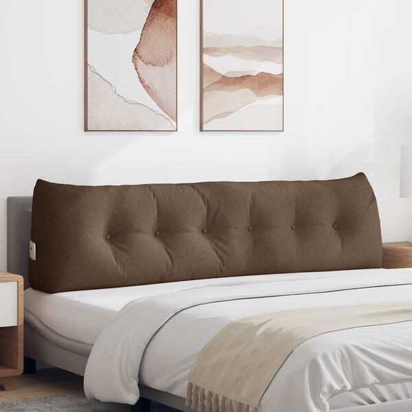 vidaXL Perna pentru spate Maro 180 x 24 x 50 cm țesătură