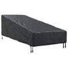 vidaXL Husă pentru mobilier de exterior 195 x 76 x 82 cm Negru