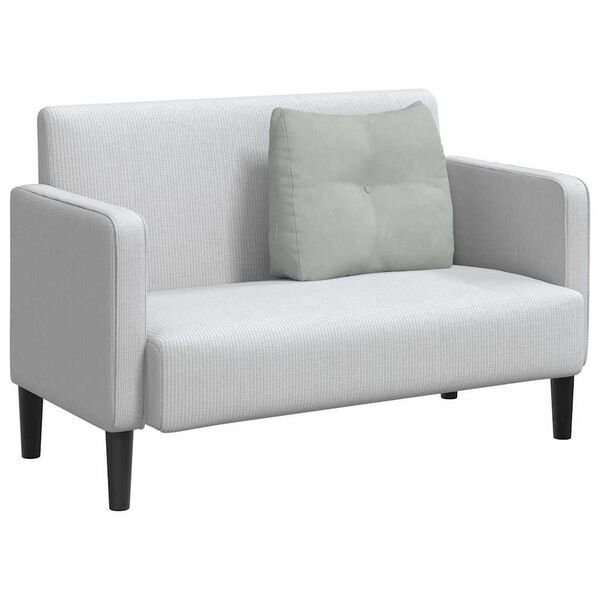 vidaXL Perna pentru spate Gri deschis 60 x 24 x 50 cm Catifea