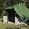 vidaXL Cort Tipi cu acoperiș Verde 358 x 296 x 258 cm tafta