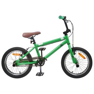 vidaXL BMX 16 Inci pentru 5-8 ani Verde