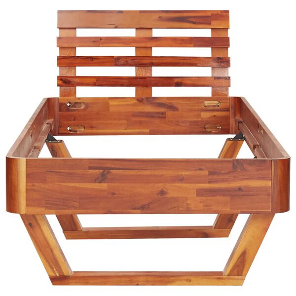 vidaXL Cadru de pat, 90x200 cm, lemn masiv de acacia