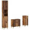 vidaXL Set de cabinet pentru baie cu 3 piese ARNHEM Lemn prelucrat