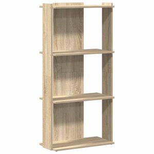 vidaXL Bibliotecă 3 niveluri stejar sonoma 60x30x120 cm lemn prelucrat