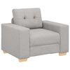vidaXL Canapea fotoliu gri nor 100x78x80 cm material textil
