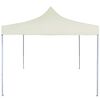 41463 vidaXL Cream Foldable Tent 3 x 3 m