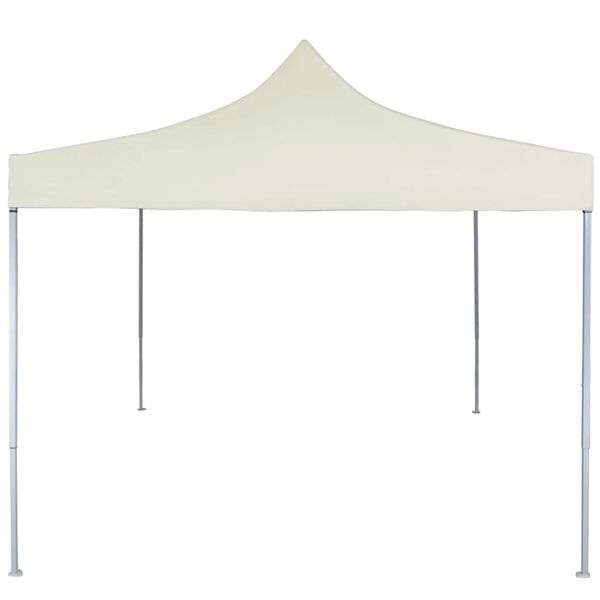 41463 vidaXL Cream Foldable Tent 3 x 3 m