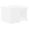 vidaXL Masă de cafea Alb 50,5 x 50 x 33 cm Lemn prelucrat