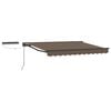 vidaXL Cort electric retractabil Gri taupe 5 x 3 m