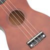 vidaXL Set ukulele soprano, cu husă, pentru copii, natural, 21"