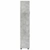 vidaXL Bufet FLORIN Gri din beton 60 x 35 x 182 cm Lemn compozit