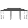 vidaXL Pavilion, antracit, 3 x 6 m, material textil