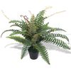 vidaXL Ferigă artificială cu ghiveci, 60 cm, verde
