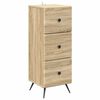 vidaXL Dulap cu sertare Stejar Sonoma 33 x 34,5 x 90 cm Lemn prelucrat