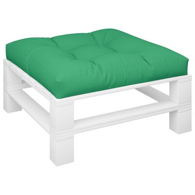vidaXL Pernă pentru canapea din paleți, verde crud, 80 x 80 x 12 cm