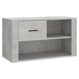 vidaXL Pantofar, gri beton, 80x35x45 cm, lemn prelucrat