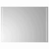 vidaXL Oglindă de baie cu LED Transparent 80 x 60 cm sticlă securizată