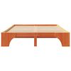 vidaXL Cadru de pat Maroniu cerat 160 x 200 cm Lemn de pin masiv
