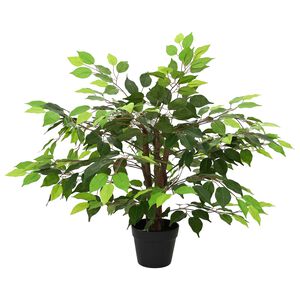 vidaXL Plantă artificială de Ficus Verde 73 x 16 x 60 cm