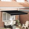 vidaXL Cortina Retractabilă Negru 300 x 250 cm Aluminiu și țesătură