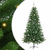 vidaXL Brad de Crăciun cu 150 LED cu suport Verde 150 cm PE