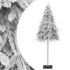vidaXL Brad de Crăciun artificial cu zăpadă pufoasă 210 cm