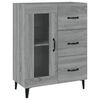 vidaXL Dulap, gri sonoma, 69,5x34x90 cm, lemn compozit