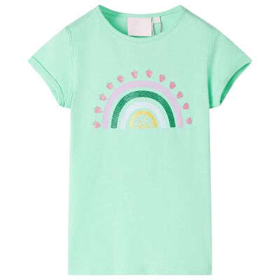 Tricou pentru copii, verde strălucitor, 92
